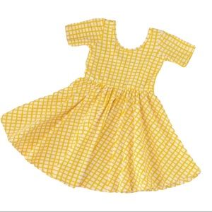 Alice and Ames Buttercup Grid Ballet Dress